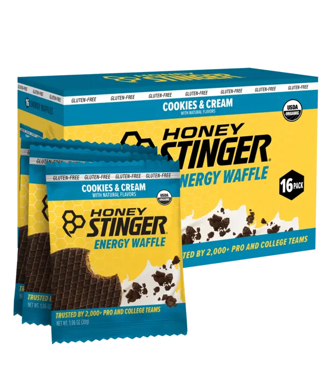 Honey Stinger Gaufre d'énergie sans gluten Biscuits et Crème