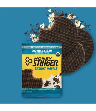 Honey Stinger Gaufre d'énergie sans gluten Biscuits et Crème
