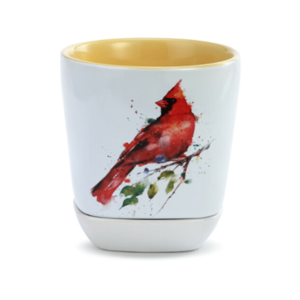 HHOLD DEMDACO SPRING CARDINAL CUP AND TRINKET SET