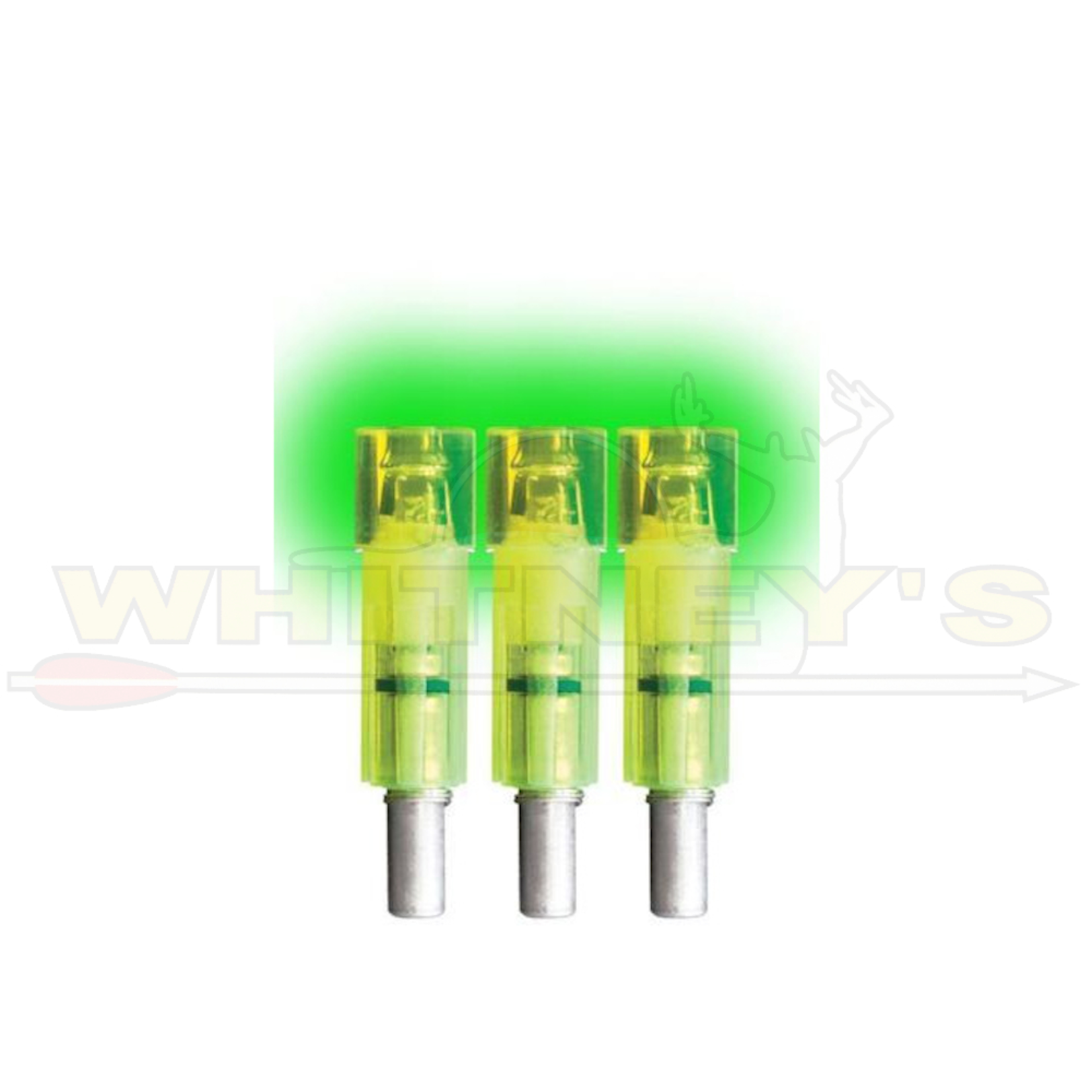 Burt Coyote Co., Inc. Burt Coyote Lumenok  EXCF3G Green Flat Bolt End, 3PK-EXCF3G