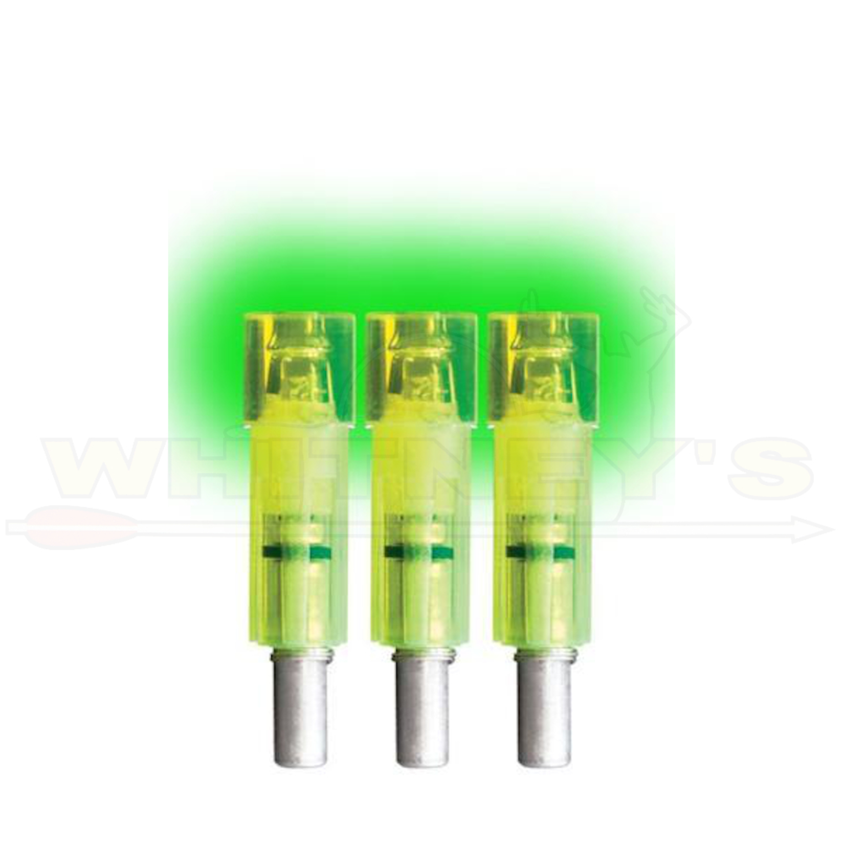 Burt Coyote Co., Inc. Burt Coyote Lumenok Easton/Beman Carbon Green Flat Bolt End, 3PK- ECF3G