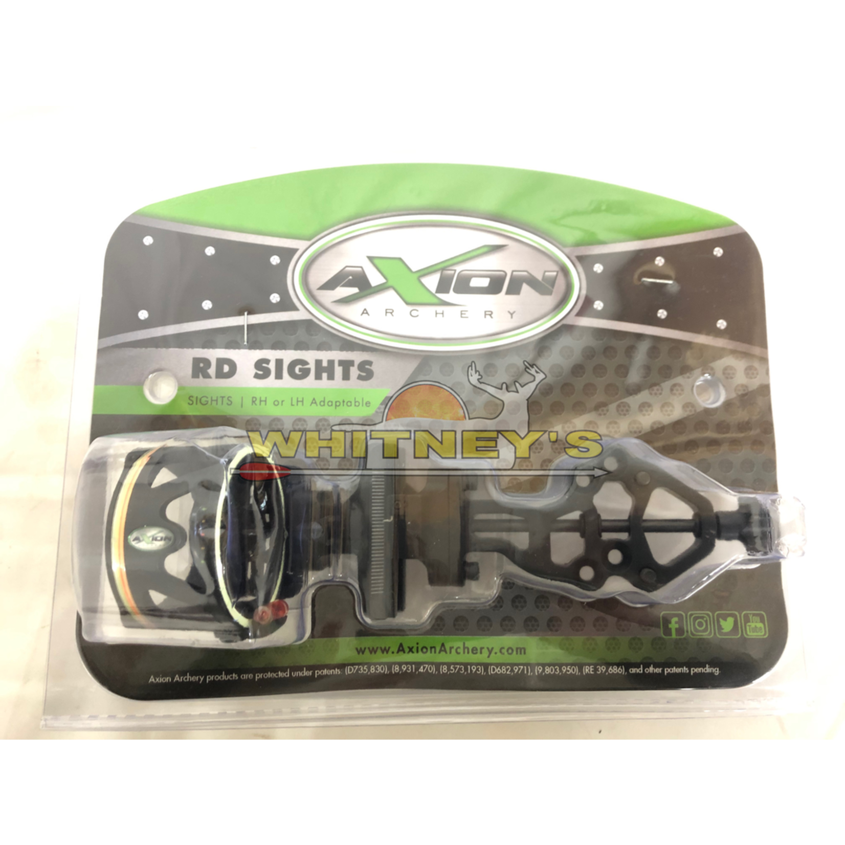 Axion Archery Axion RD-1 Single Pin Driver Sight Black - .19