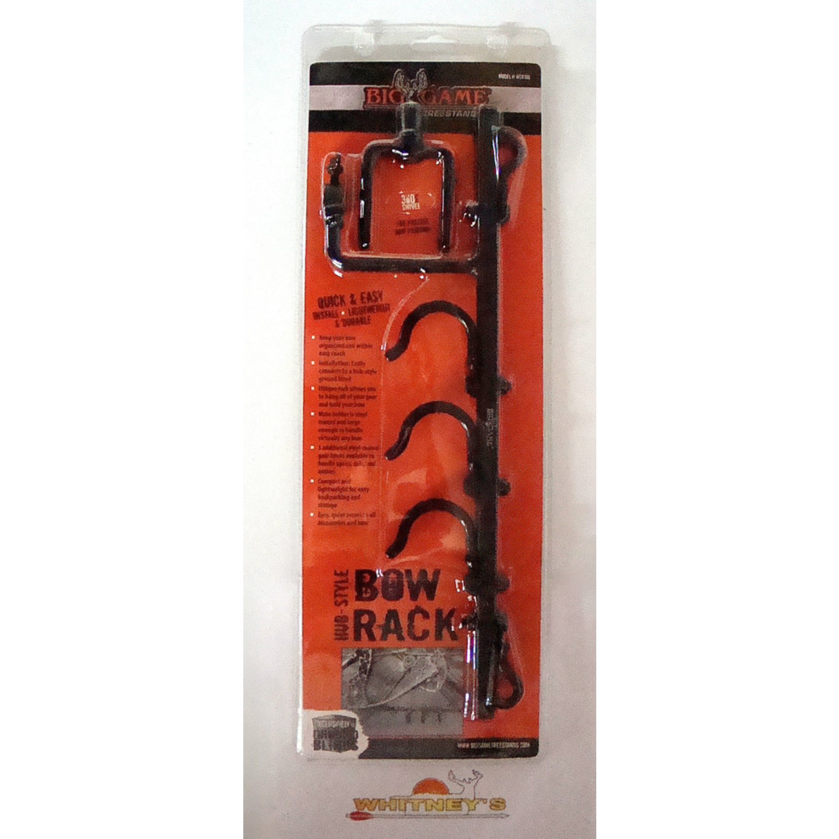 Big Game Treestand Big Game Hub Style Bow Rack