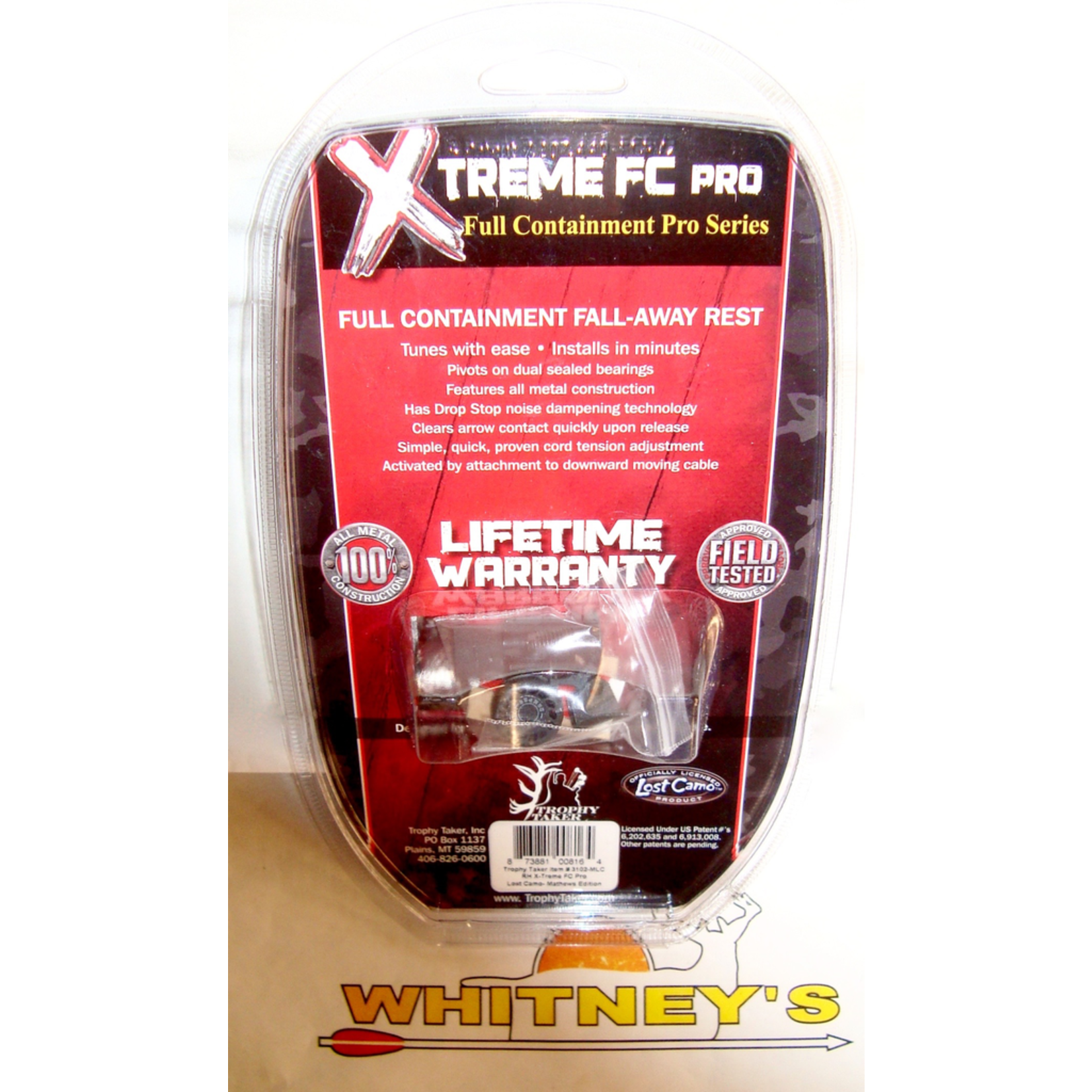 Trophy Taker Trophy Taker X-Treme FC Pro Rest - RH - Mathews Edition Lost Camo