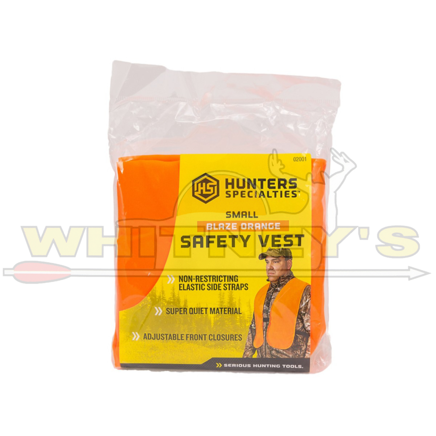 HS/Hunters Specialties Hunters Specialties Small Safety Vest Blaze Orange