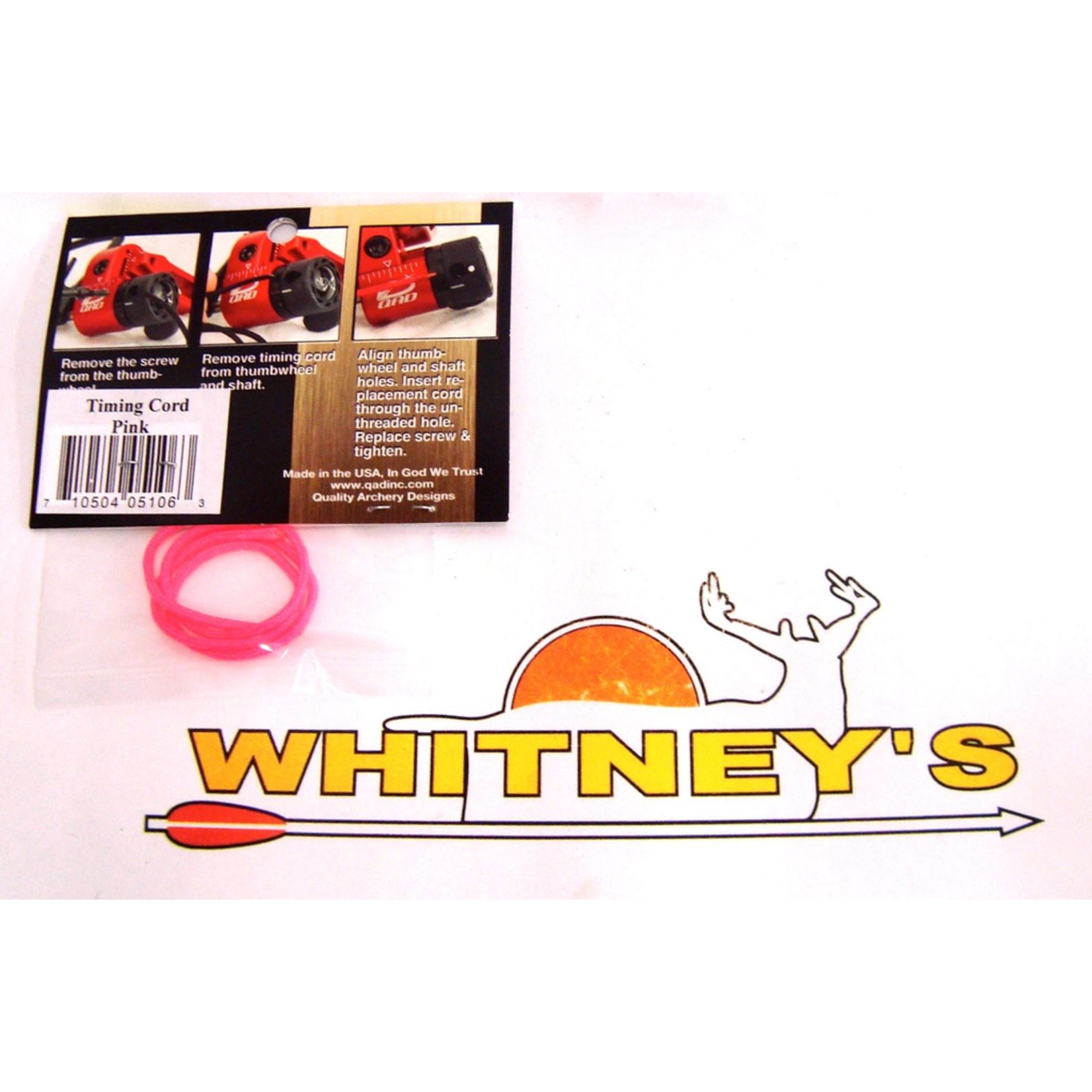 Quality Archery Design QAD HDX Timing Cord - Pink