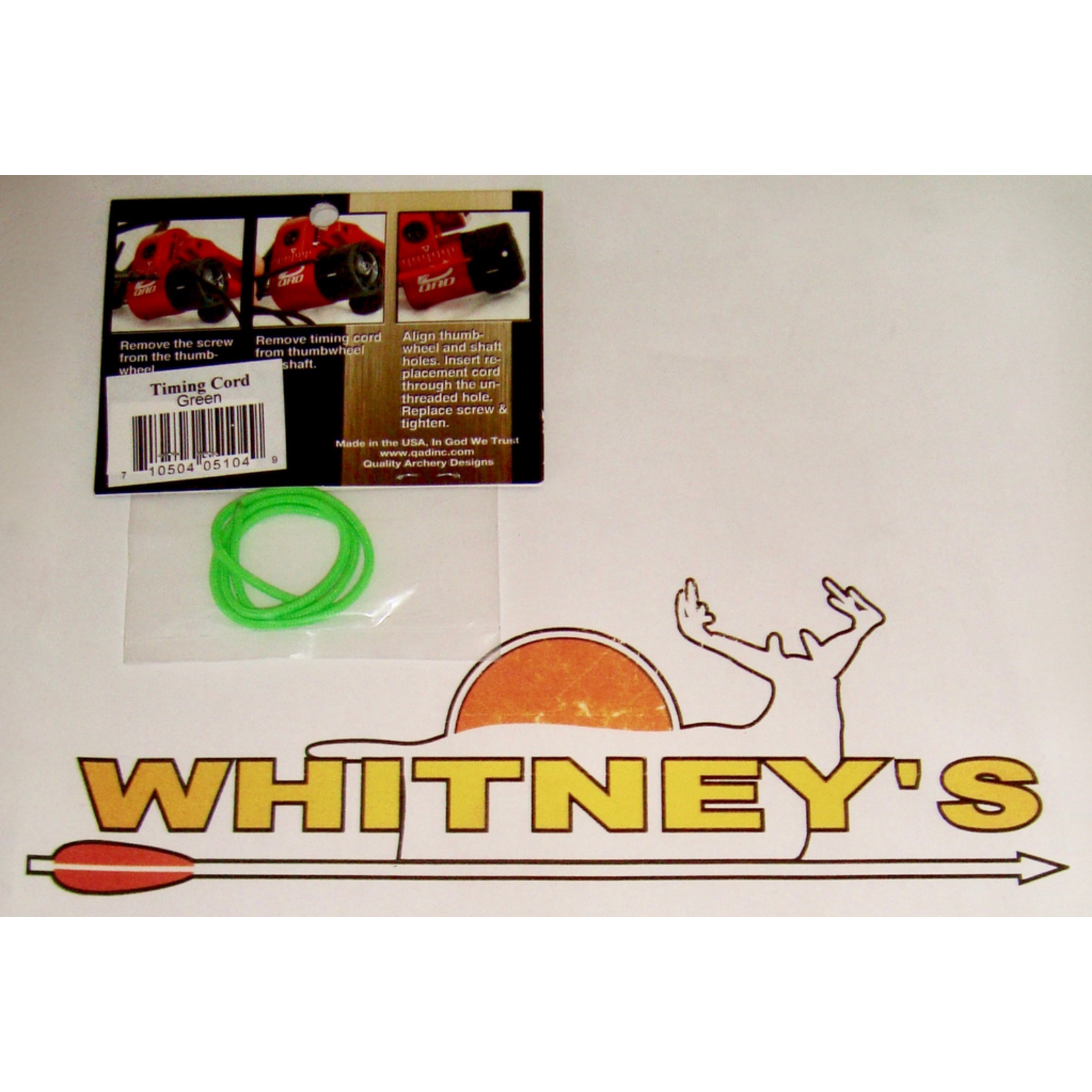 Quality Archery Design QAD HDX Timing Cord - Green