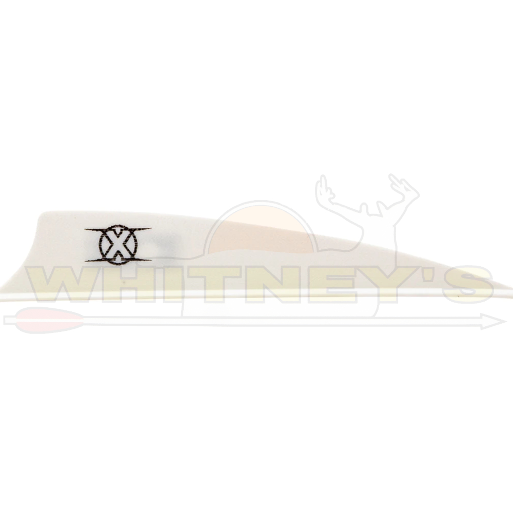 Bohning Company, LTD Bohning X Vane 3” White 100PK- 10772WH3S