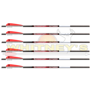 Bloodsport Bloodsport Witness 20” Crossbow Bolt - 6 PACK