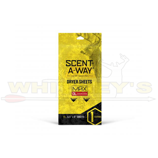 HS/Hunters Specialties Hunters Specialties Scent-A-way Dryer Sheets - Odorless 15 Ct.