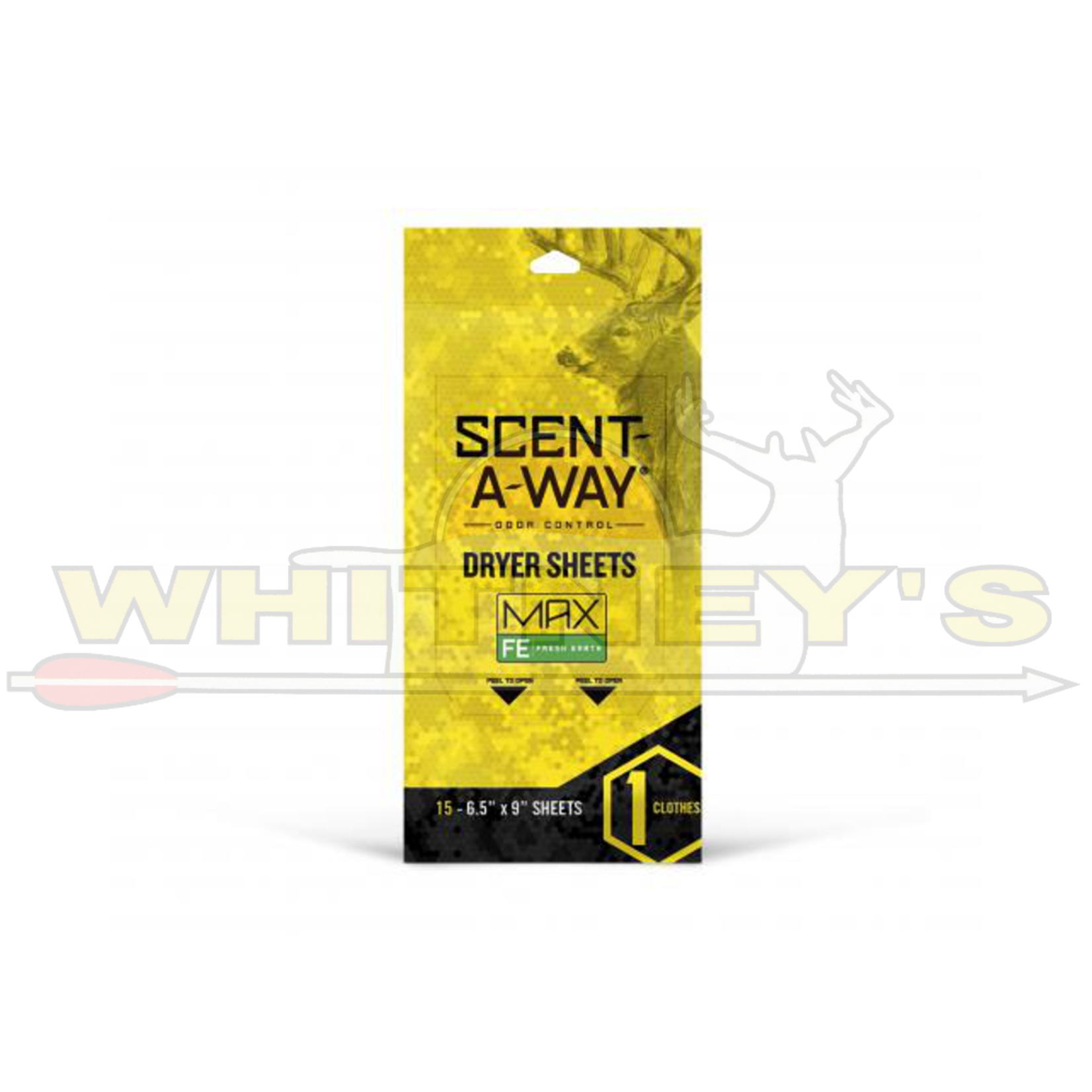 HS/Hunters Specialties Hunters Specialties Scent-A-way Dryer Sheets, Earth 15ct.