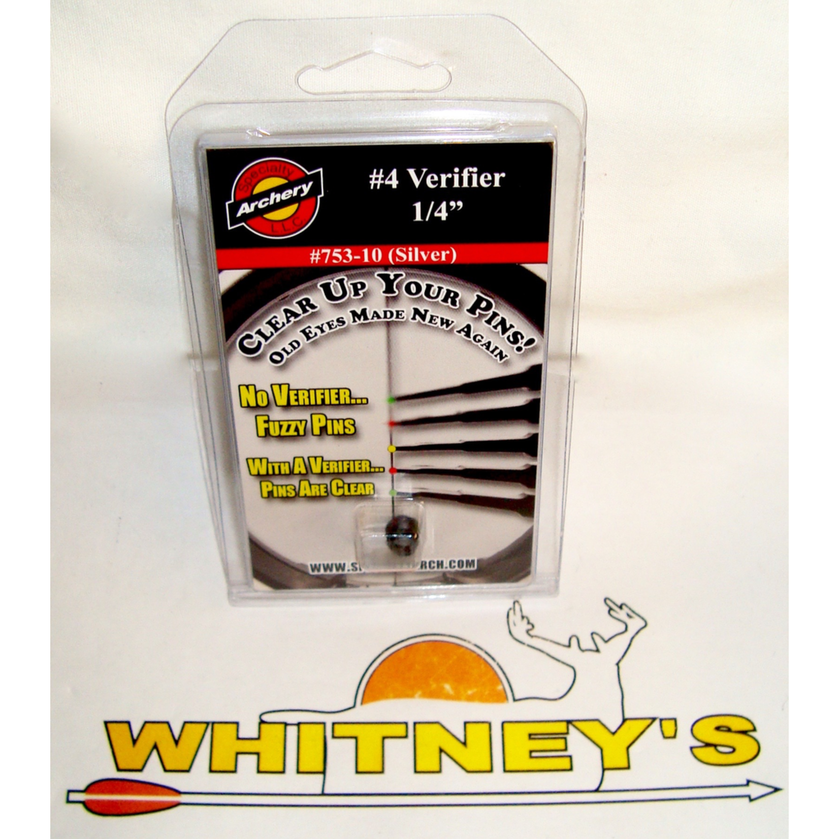 Specialty Archery, LLC Specialty Archery 1/4"  Aperture W/#4 Verifier(SILVER).5