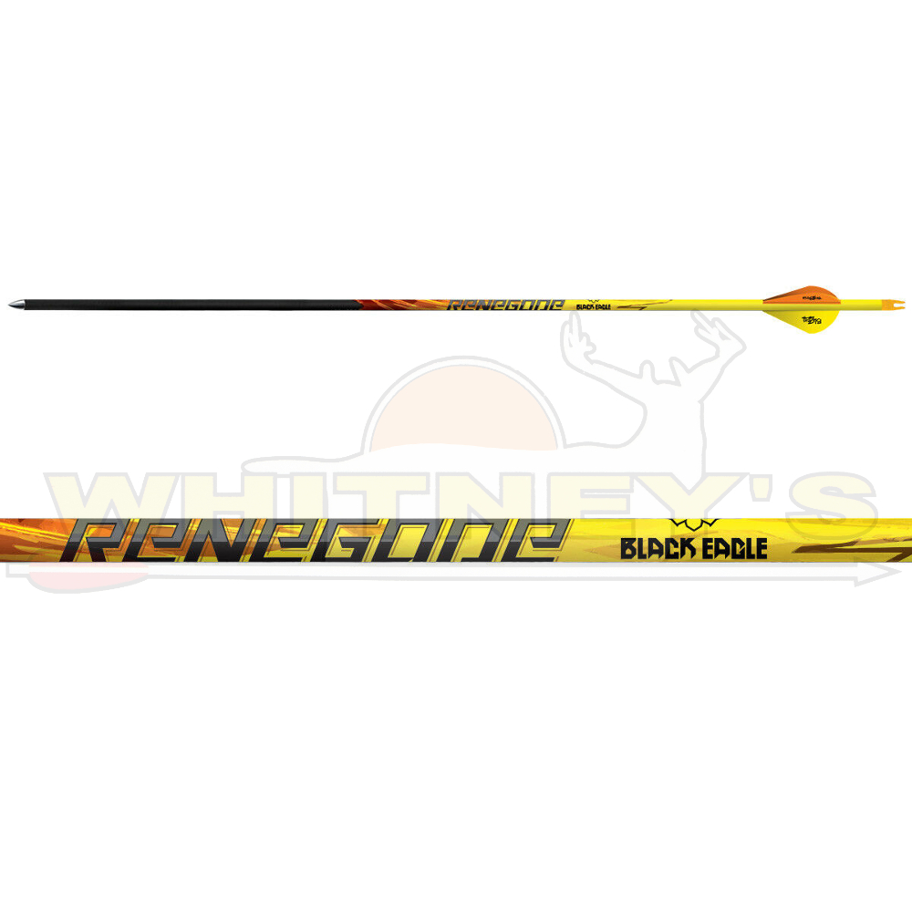 Black Eagle Renegade Fletched Arrows - 250 - Hal Dz. - Whitney's Hunting  Supply