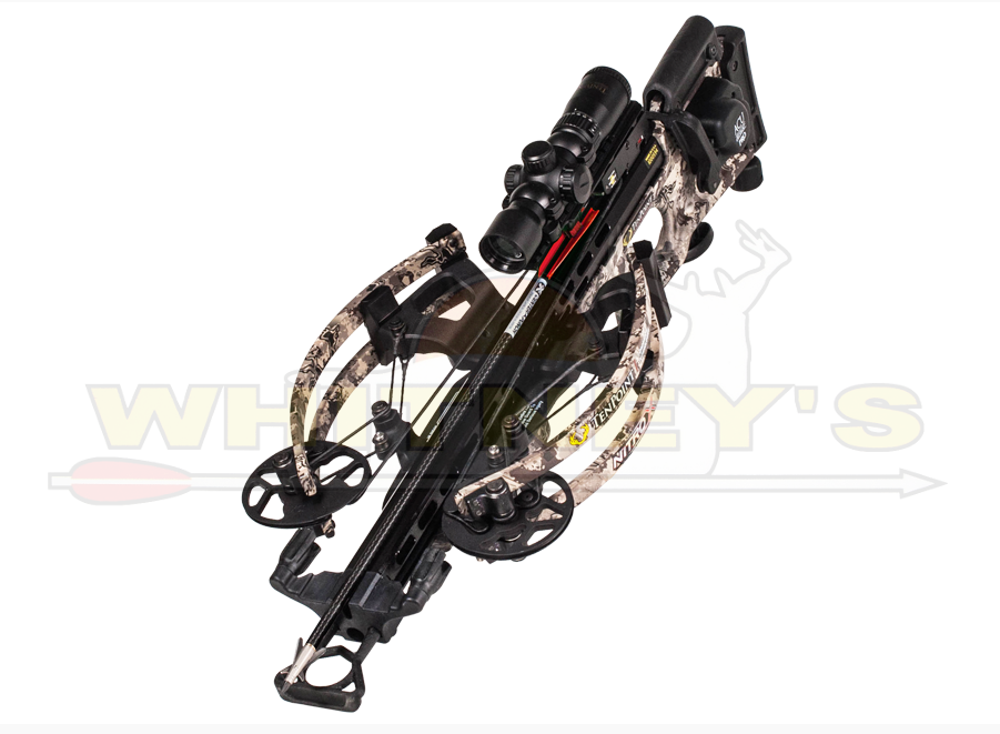 TenPoint XR410 Acudraw Pro, Rangemaster Pro Scope, 3 Pro Elite Arrows