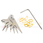 Swhacker Swhacker LMS 2- Blade 100gr. 2” Cut Curved Replacement Blades- 265