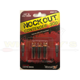 Nockout Double Take Nock Out Contender - .300 - Red 3-Pack