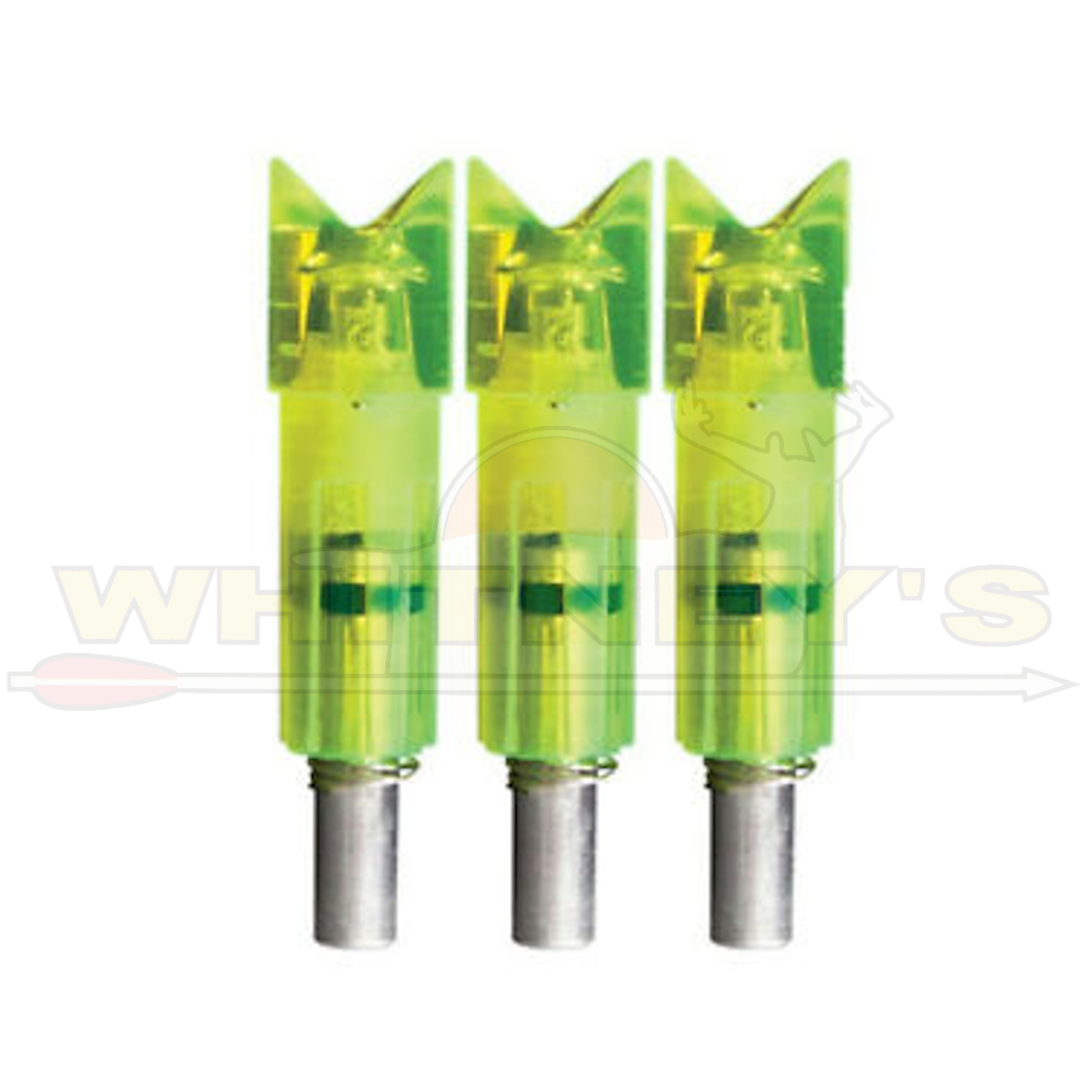Burt Coyote Co., Inc. Burt Coyote Lumenok Green 2219 Crescent Bolt End, 3PK- 2219C3G