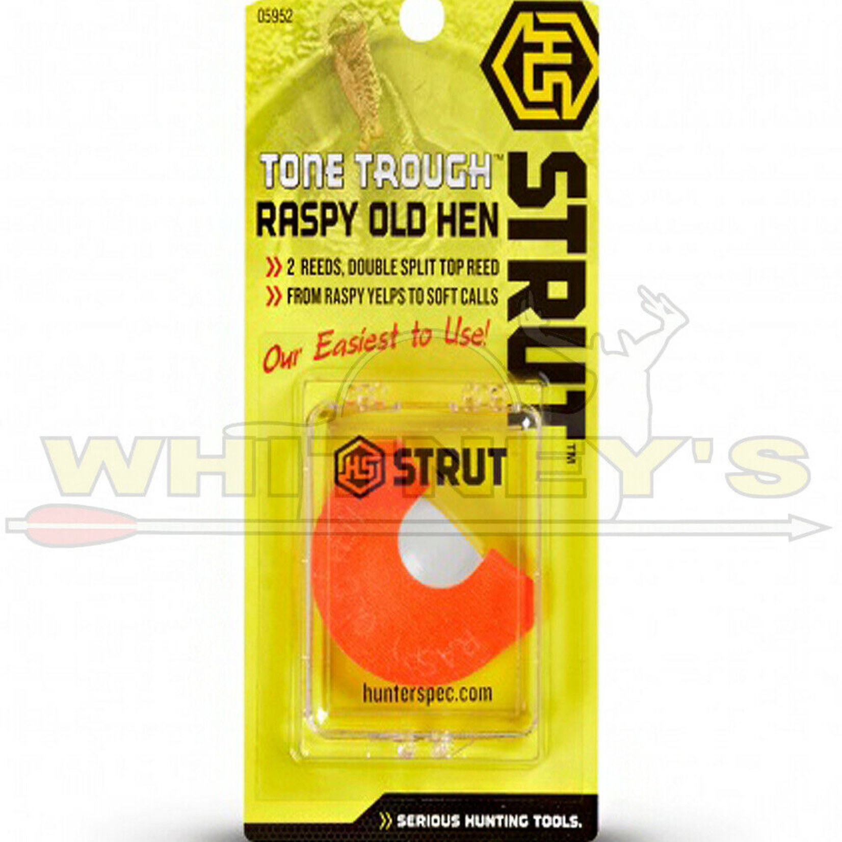 HS/Hunters Specialties Hunters Specialties/HS Strut Tone Trough Raspy Old Hen- HS-STR-05952