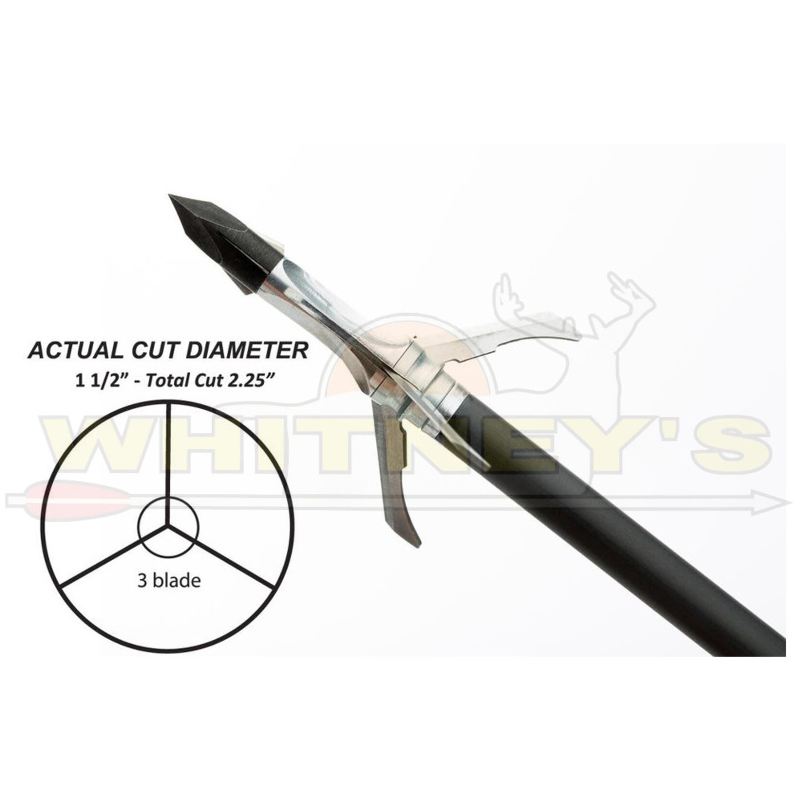 Grim Reaper Grim Reaper Crossbow RazorTip 100 Gr. Broadhead-1973