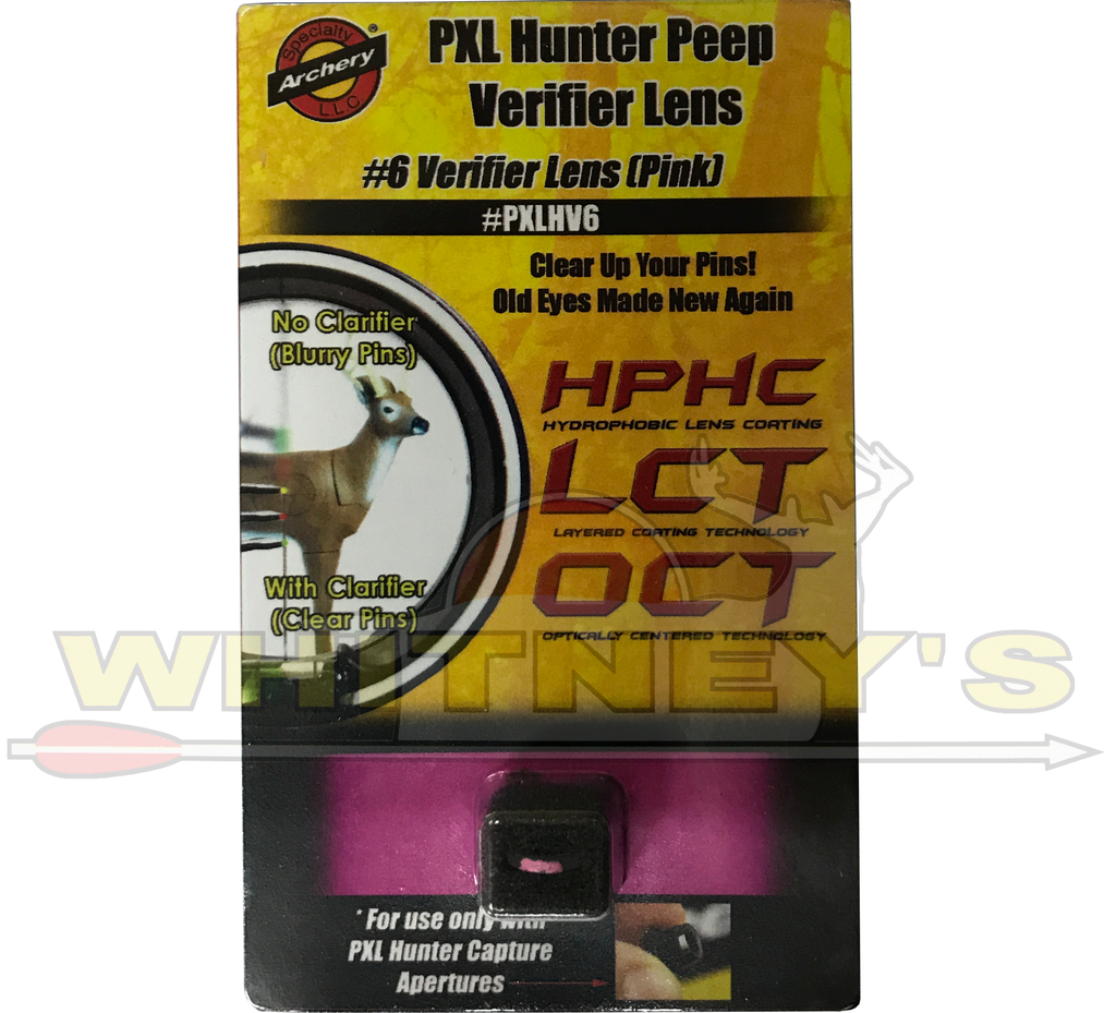 Specialty Archery 6 Pink PXL Hunter Peep Verifier Whitney's Hunting