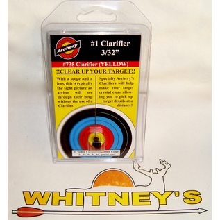 Specialty Archery, LLC Specialty Archery  3/32" Aperture W/#1 Clarifier Lens (YELLOW)