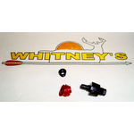 Specialty Archery, LLC Specialty Archery 1/4" Large Hooded Peep Housing 37 Degree - Red