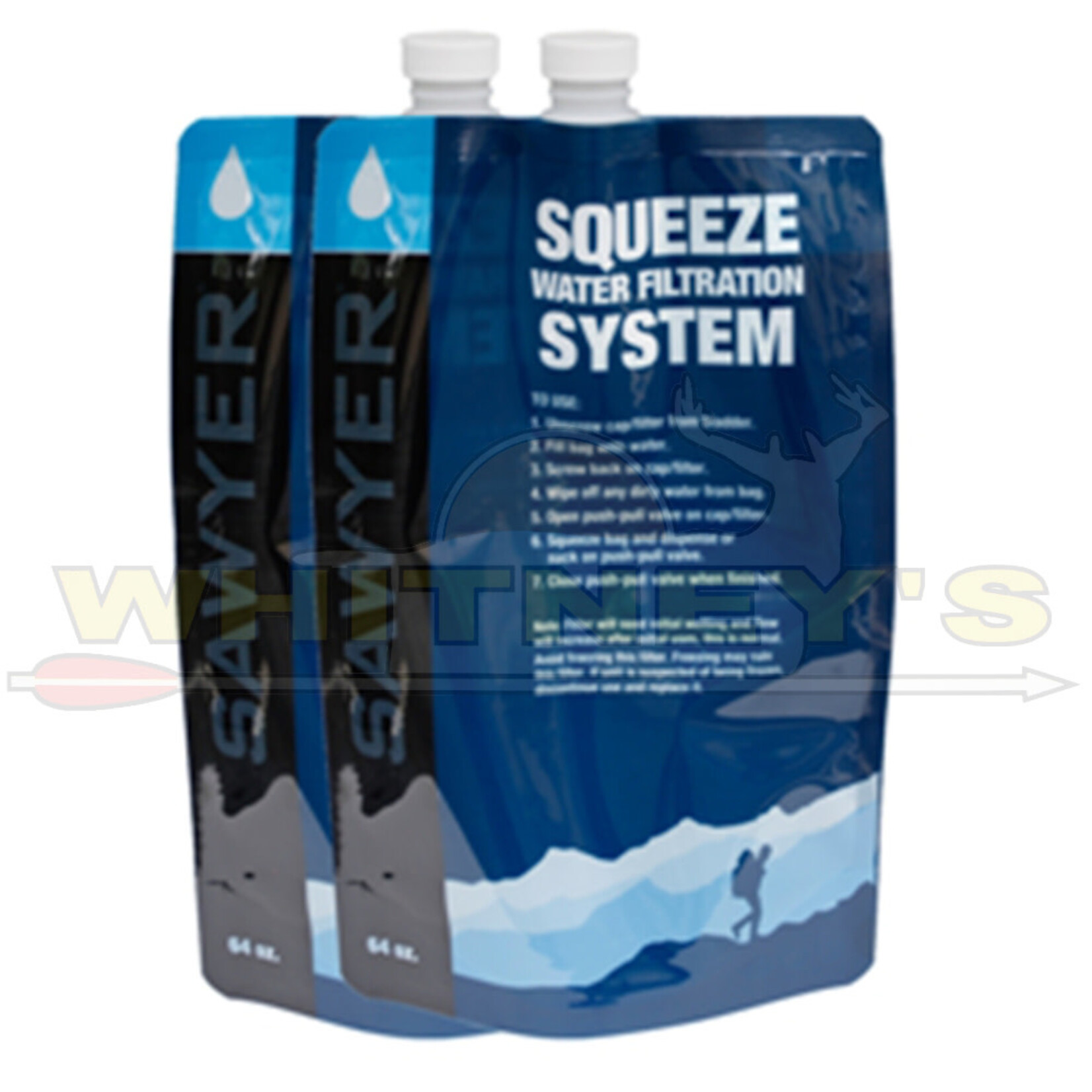 Sawyer Sawyer Squeeze Pouches Includes 2- 64oz.- SP114