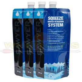 Sawyer Sawyer Squeeze Pouches, 3- 32oz- SP113