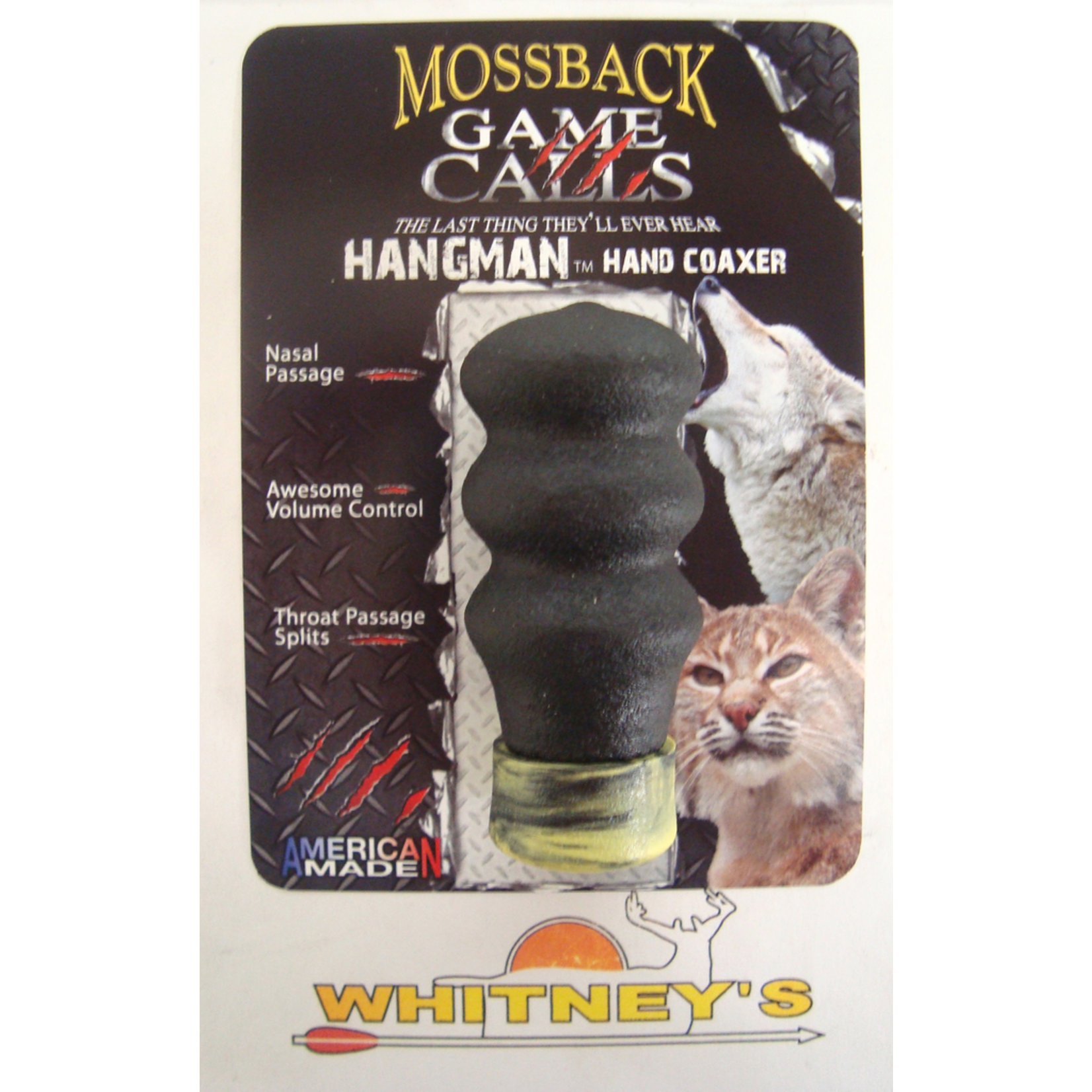 MossBack Calls Mossback Game Calls-Hangman Hand Coaxer
