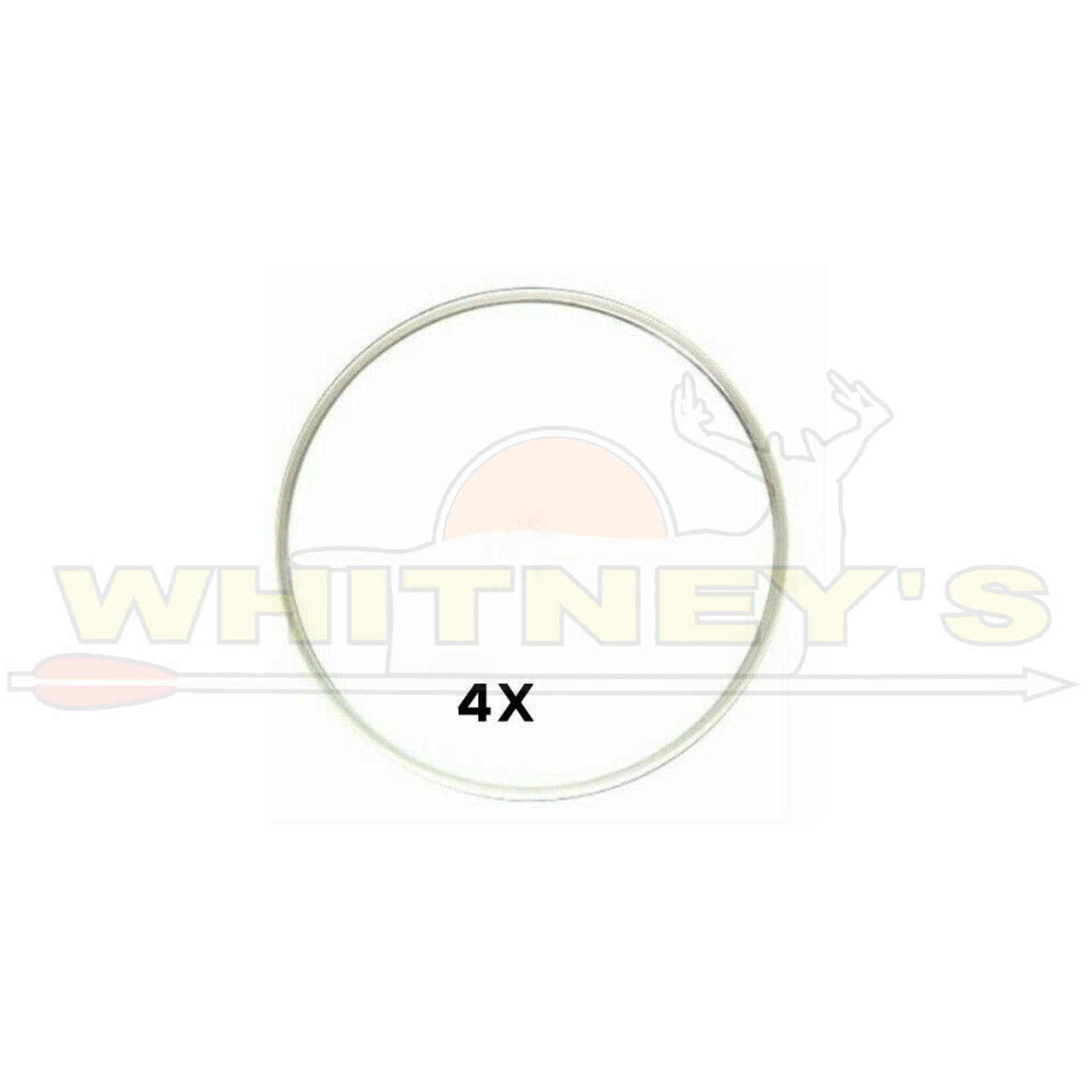 Spot Hogg Spot Hogg Sight Lens 4X -  Double Pin, Small, Feather Visions