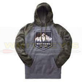 Mathews Apparel Mathews Summit Sweatshirt, Grey/Green