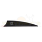 Bohning Company, LTD Bohning X Vanes 3” Shield Cut BLACK 100PK- 10772BK3S