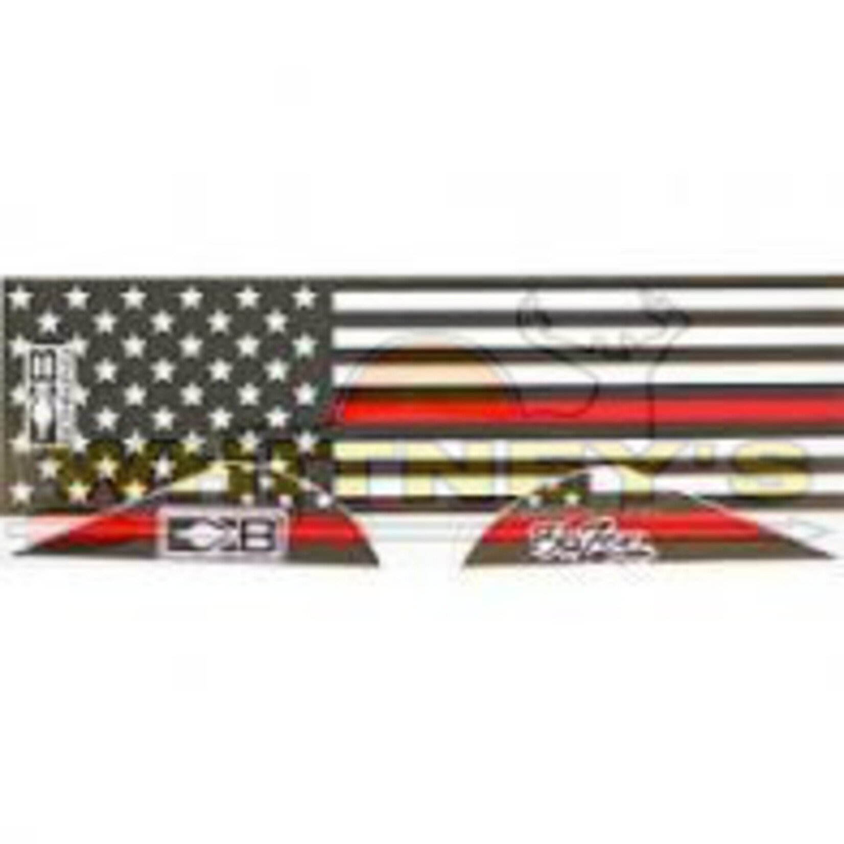 Bohning Company, LTD Bohning Blazer Vanes/Wraps First Responder- 101042FR