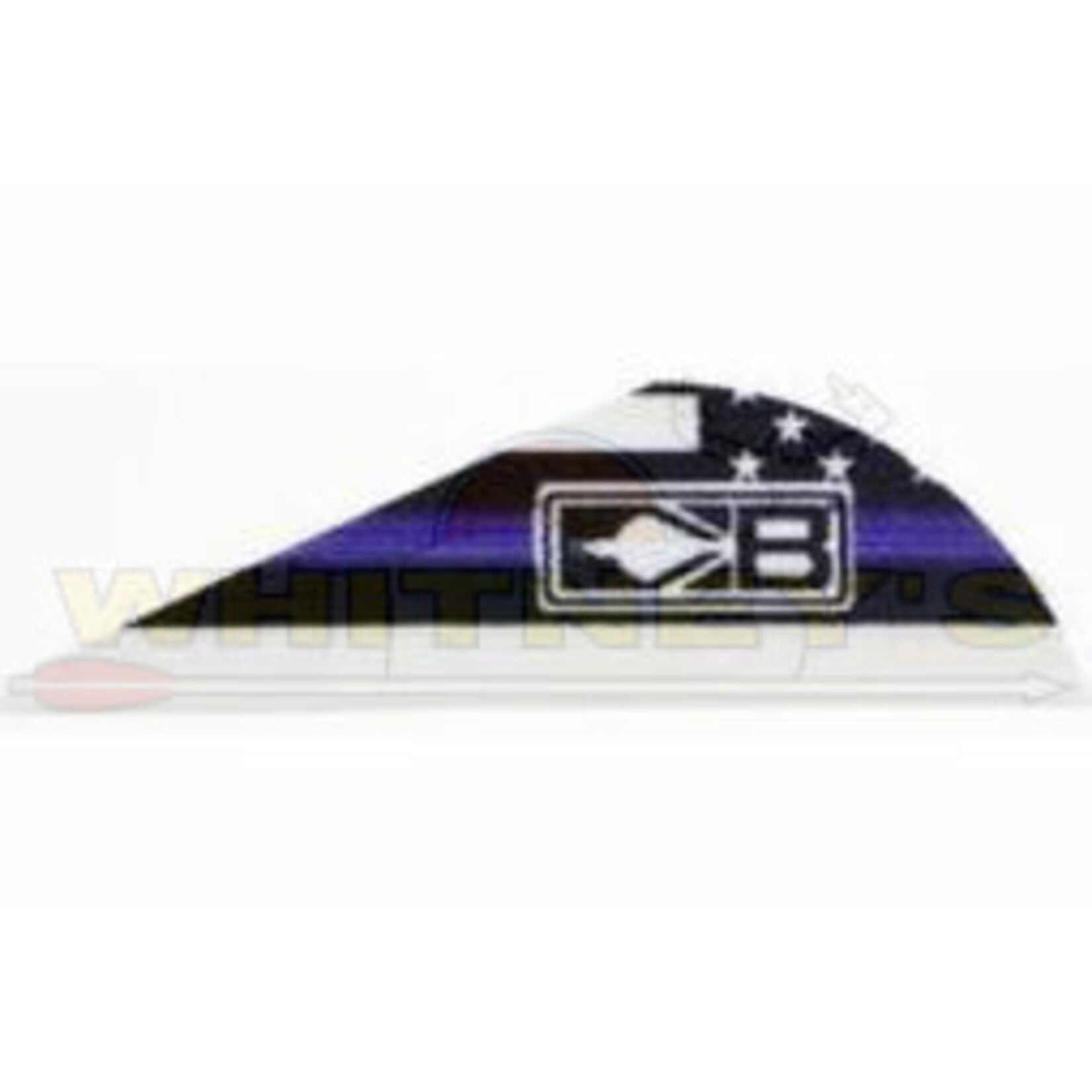 Bohning Company, LTD Bohning Blazer Vanes/Wrap Law Enforcement- 10832LE2