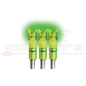 Burt Coyote Co., Inc. Burt Coyote Lumenok FMJ Green Crescent Bolt End 3-PACK