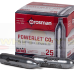 Crosman Crosman Powerlet CO2 Cartridges, 25 Count, 12g