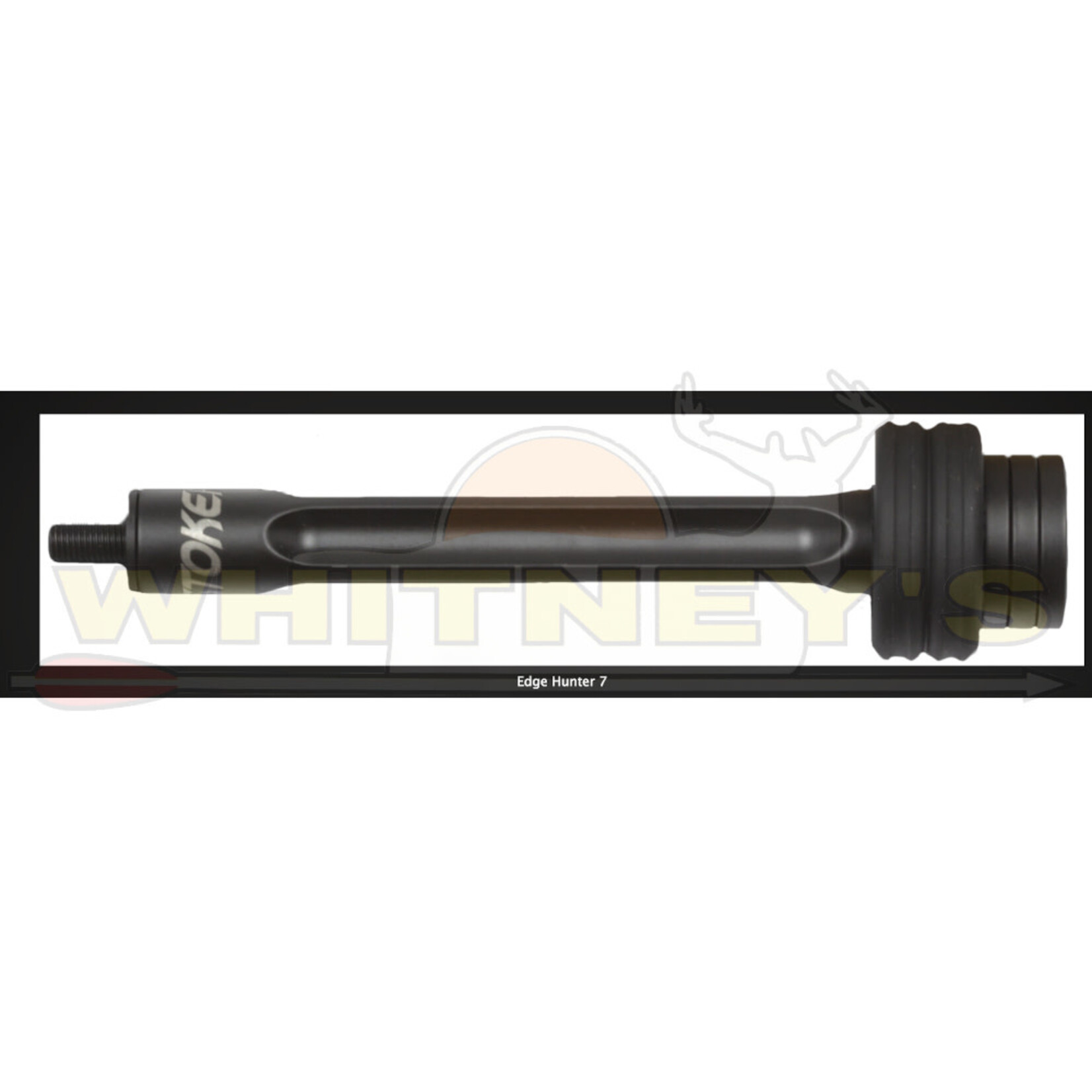 Stokerized Stokerized  Edge Hunter Aluminum 7" Stabilizer, Black
