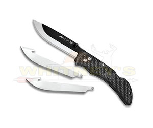 Outdoor Edge Onyx EDC Replaceable Blade Folding Pocket Knife for