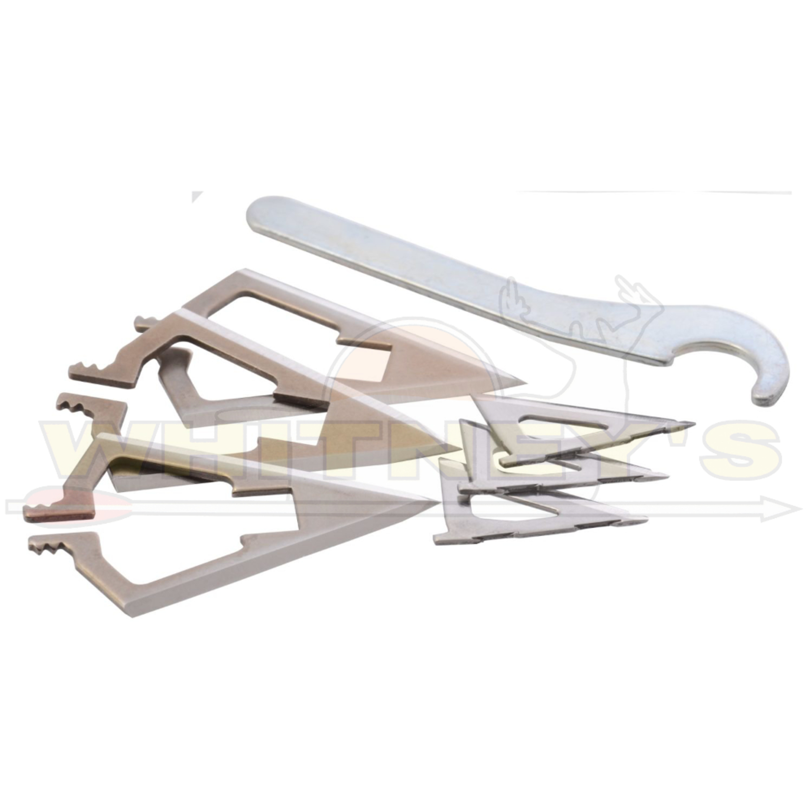 Wasp Archery Products Wasp Archery SharpShooter Stainless Steel 100gr. Replacement Blades- 8009