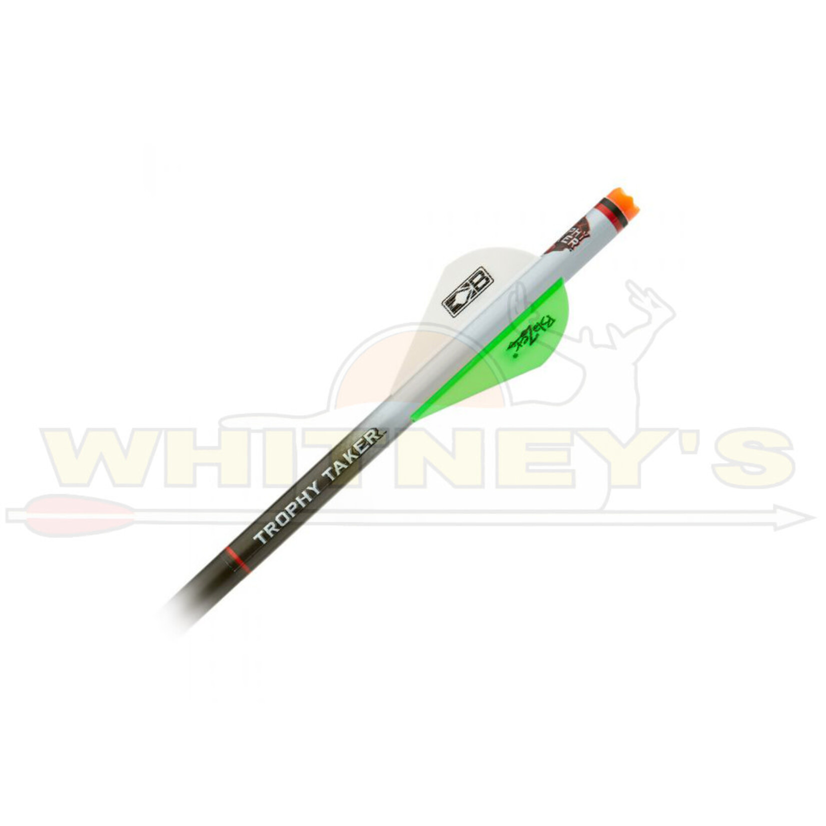 Trophy Taker Trophy Taker Shrink Fletch, 6 Pack, Neon Green/White