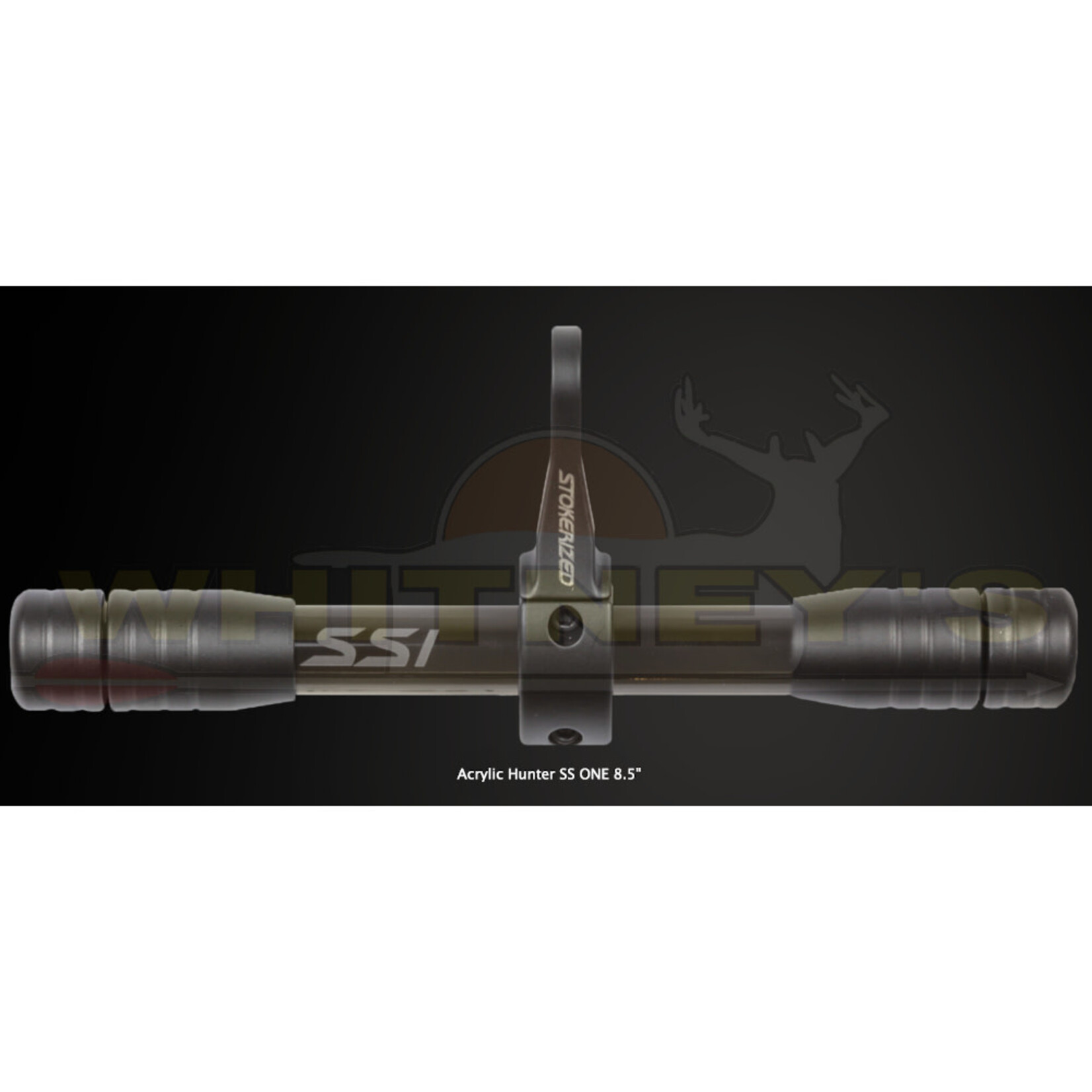 Stokerized Stokerized  SS1 Acrylic 8.5" Stabilizer, Smoke Black