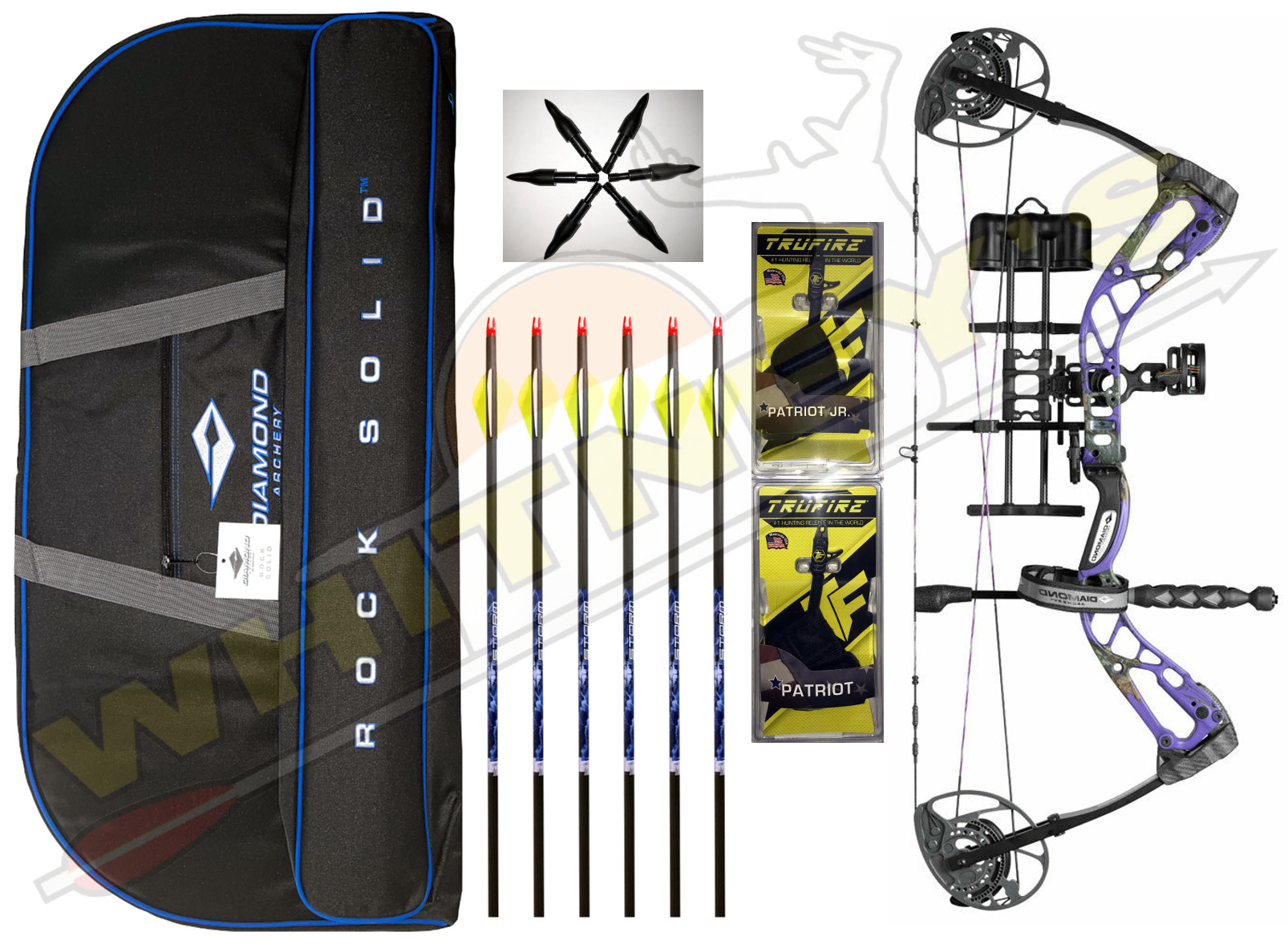 Diamond Edge 320 Left Hand- 70# Purple Blaze W/PKG-A13804