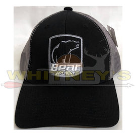 Bear Archery Bear Archery Logo Hat, Black/Grey