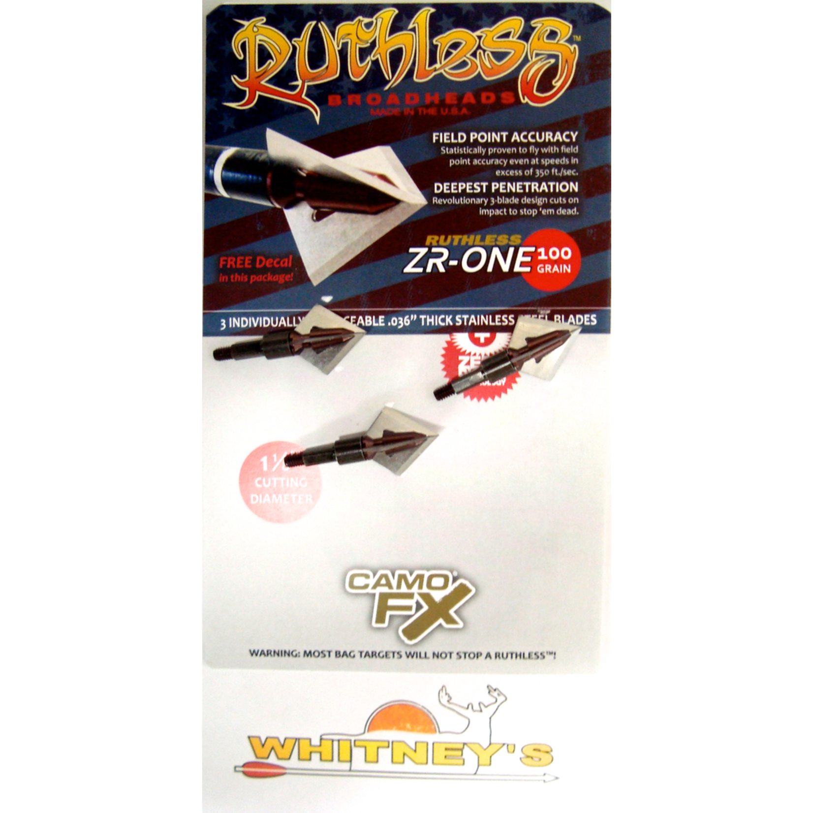 Camo FX Ruthless ZR-Zone 100 Gr.