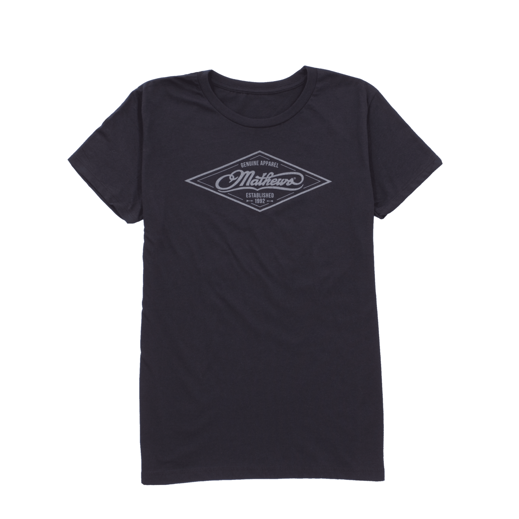Mathews Apparel Mathews Women's Diamond Tee, Black