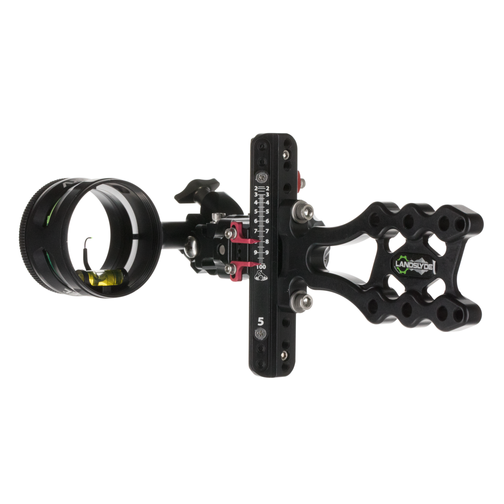 Axcel Archery T.R.U. Axcel Landslyde Slider 3pin Sight, .019- Black