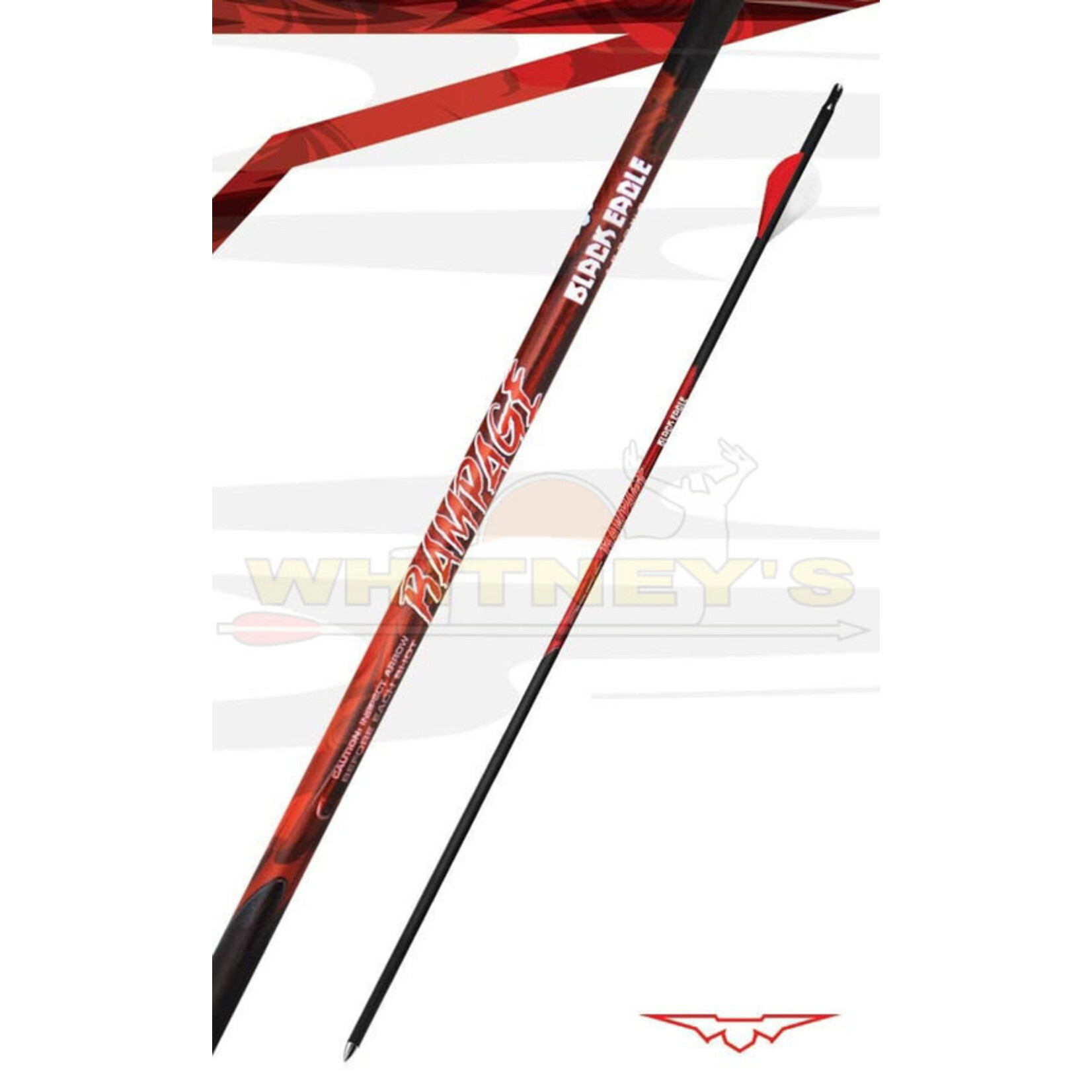 Black Eagle Black Eagle Rampage Fletched Arrows .003- 6PK- 250