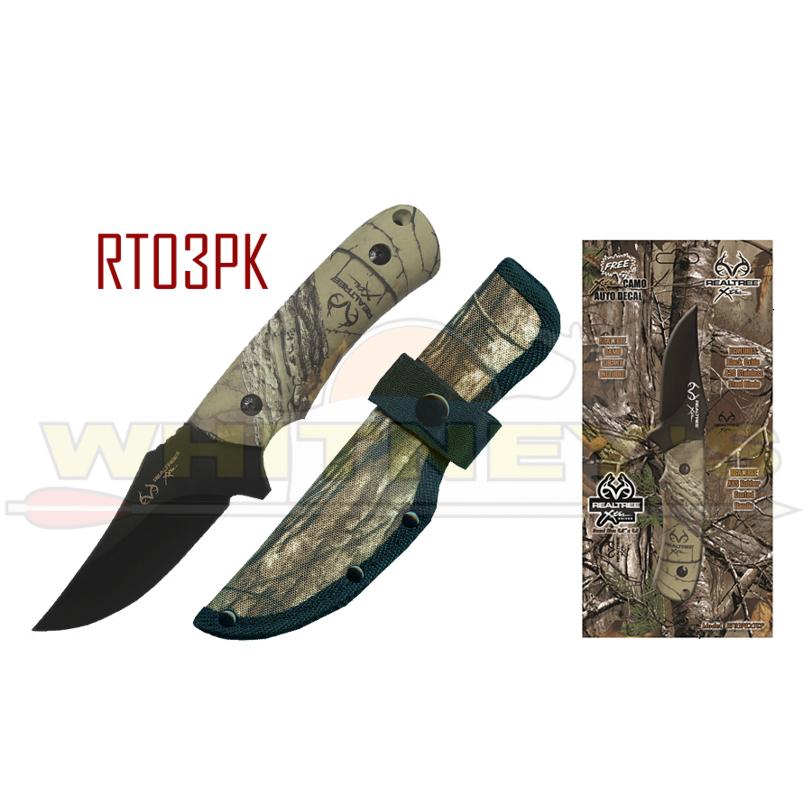 Realtree Red River Cutlery Realtree 3.8” Fixed Blade Paring Knife/Camo Handle & Sheath