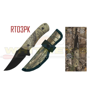 Realtree Red River Cutlery Realtree 3.8” Fixed Blade Paring Knife/Camo Handle & Sheath