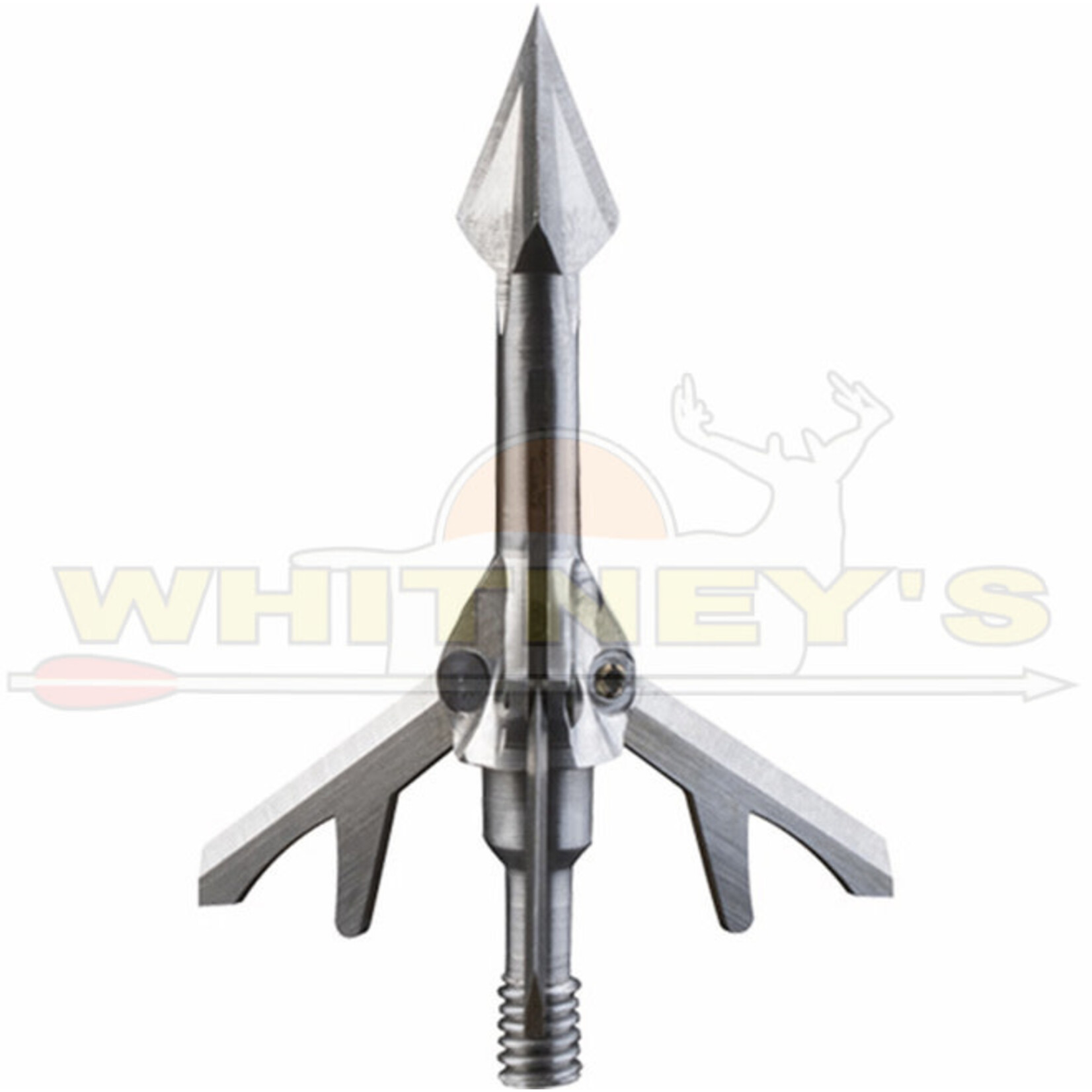 Wac'Em Archery Pro. Wac'Em Steel Expandable Broadheads - 100gr. - 2 blade - 3pk - S-2100